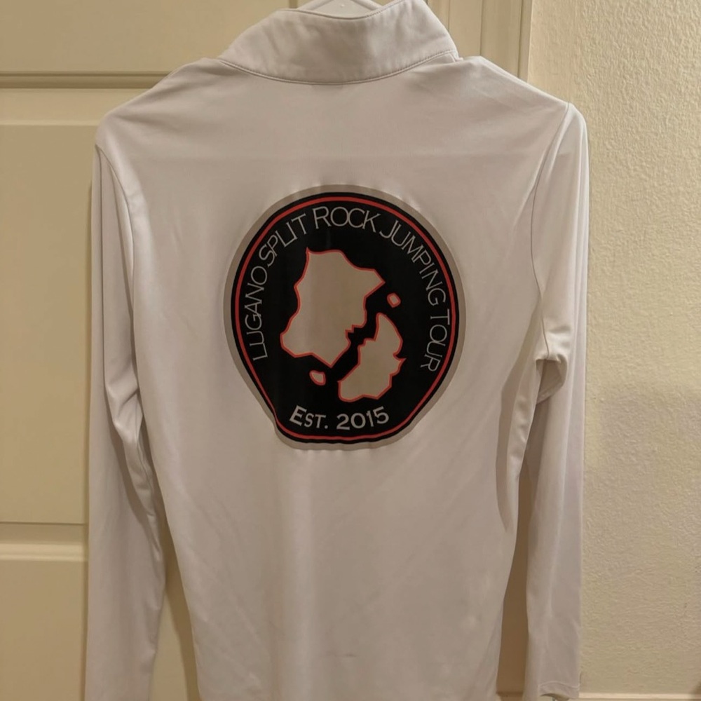 Splitrock White Quarter-Zip Pullover - image 3